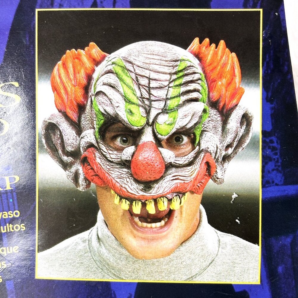 Clown Circus Psycho Adult Vinyl Cap Fright Asylum by Disguise NOS NWT